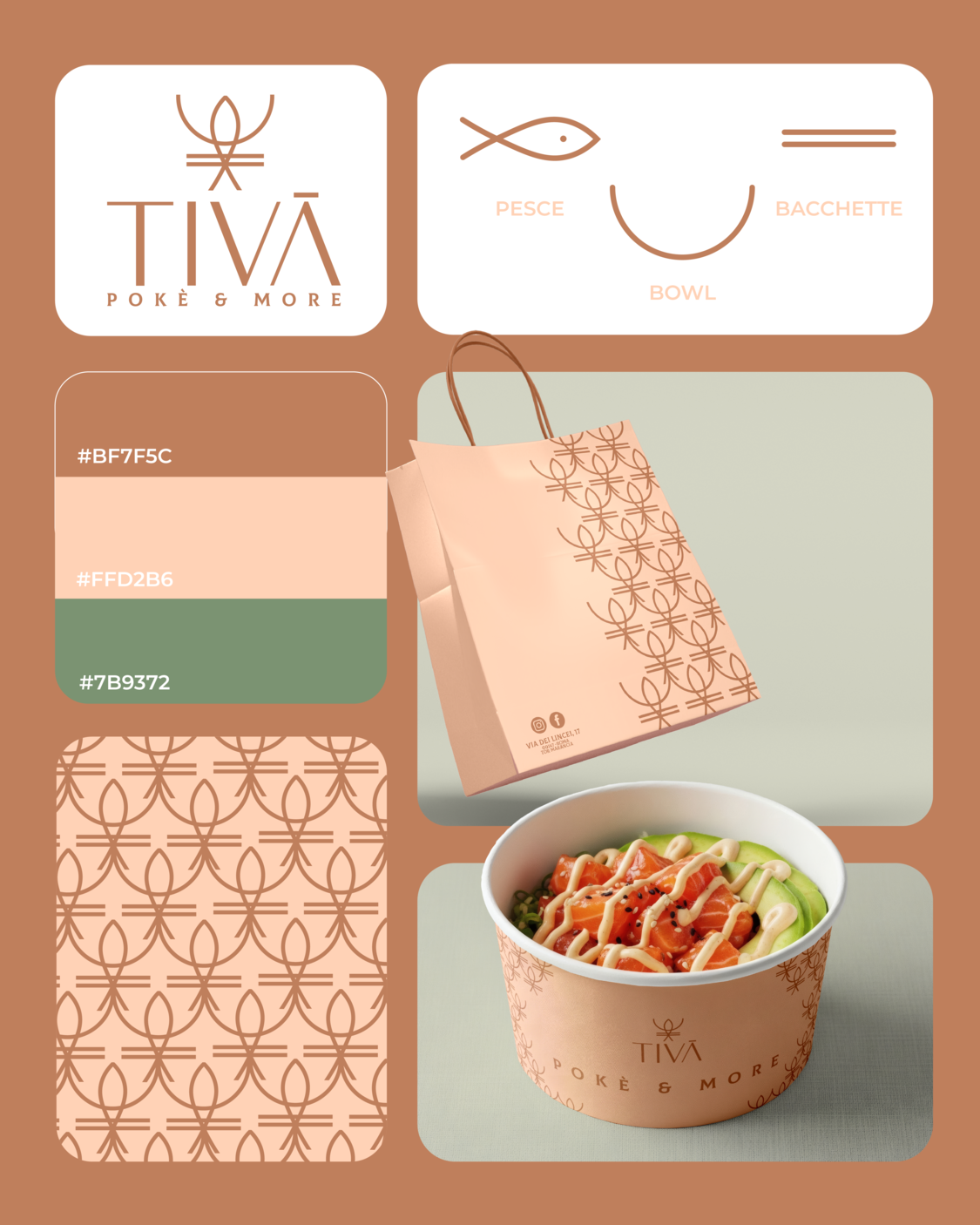 Progetto branding Tiva - applicazione coordinata